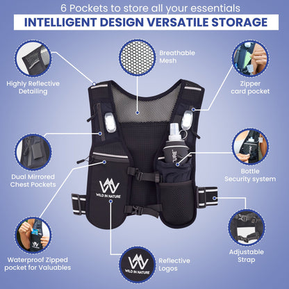 Wild in Nature - LED Running / Hydration Vest - WILD IN NATURE®