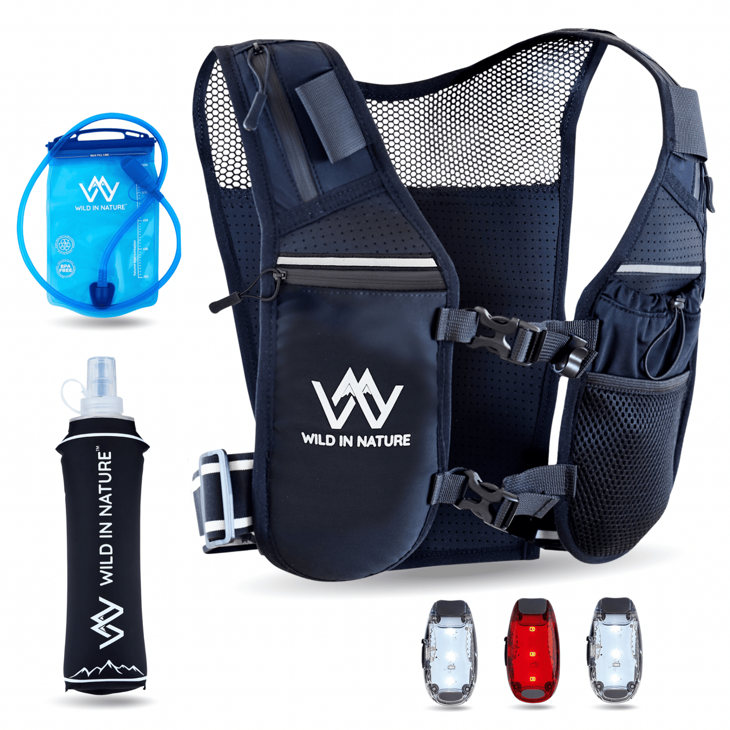 Wild in Nature - LED Running / Hydration Vest - WILD IN NATURE®
