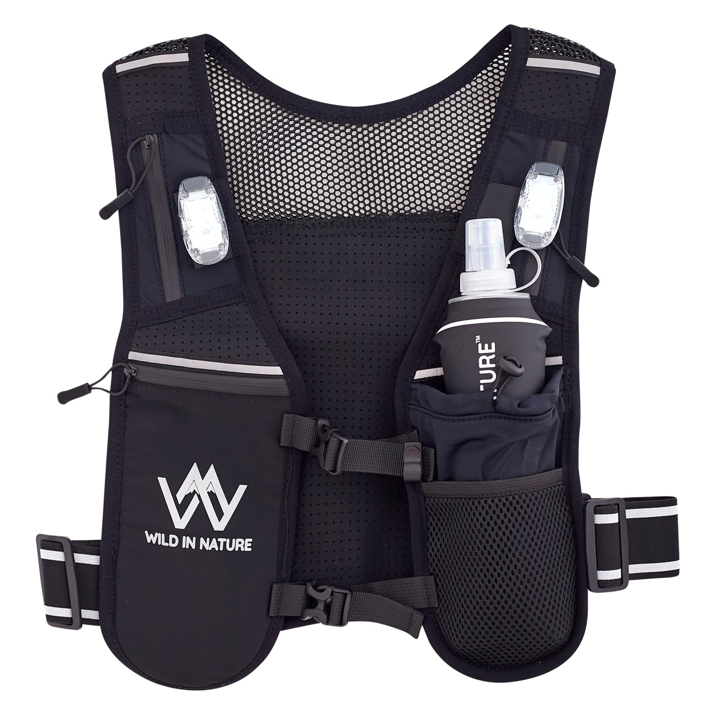 Wild in Nature - LED RunSafe Hydration Vest - Optional LEDs - WILD IN NATURE®