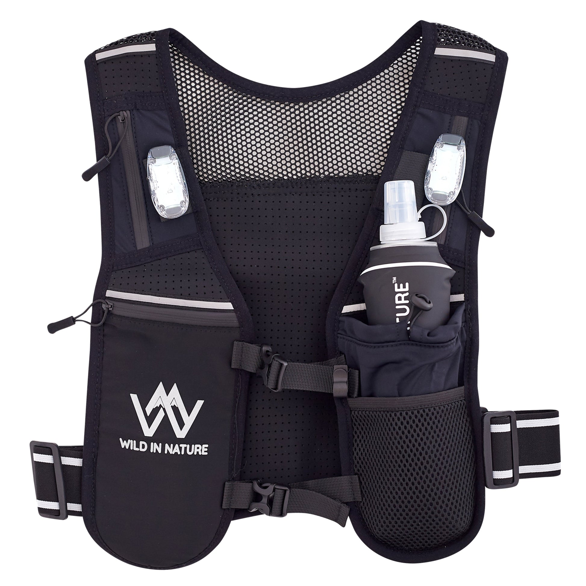 Wild in Nature - LED RunSafe Hydration Vest - Optional LEDs - WILD IN NATURE®